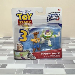 Toy Story 3 Buddy Pack Hero Woody and Buzz Lightyear Action Links Figure Set - Picture 1 of 6