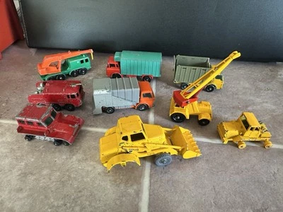 Lote Coches Matchbox De Colección Lesney Inglaterra Piezas Restaurar Chatarra Camiones Grúa ++ Foto 1 de 3