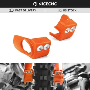 Fork Leg Shoe Cover Guard Protector For KTM 250 350 450 SXF XCF XC-F 2015-2024 - Picture 1 of 10