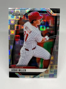 Tarjeta Aidan Miller 2025 Panini Prizm Pandora/199 #141 Philadelphia Phillies - Imagen 1 de 2