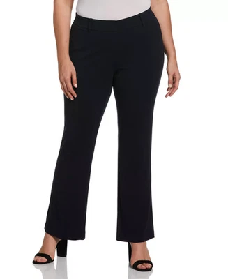 Pantalones para mujer Rafaella talla grande talla 18W elásticos crepé calce clásico Foto 1 de 4