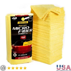 Strapazierfähige Mikrofaser Handtücher 40 Stück Mehrzweck Reinigungstücher Saugfähig Neu - Bild 1 von 8