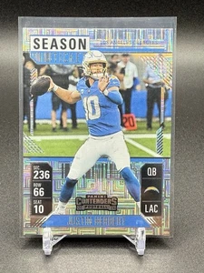 Justin Herbert - 2024 Contenders Season Ticket Mojo Hobby Holo #55 Chargers R417 - Imagen 1 de 2