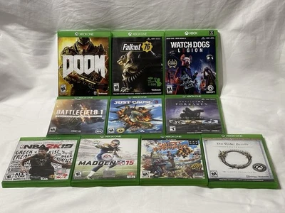 Xbox One Game Lot of 10 – Action, Sports, RPG – Tested & Clean - Image 1 of 4
