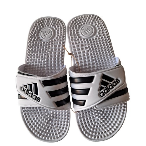Sandali Adidas Adissage Slides Cloud bianchi core neri unisex uomo 6 donna 7 nuovi con scatola