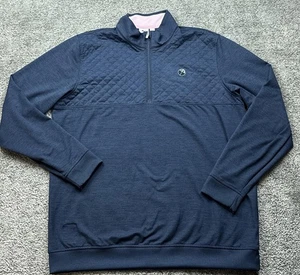 Suéter de golf Puma Arnold Palmer para hombre grande azul acolchado cuarto cremallera - Imagen 1 de 16
