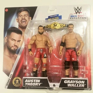 WWE Main Event Showdown Austin Theory Grayson Waller Mattel 2 Pack Nib - Picture 1 of 2
