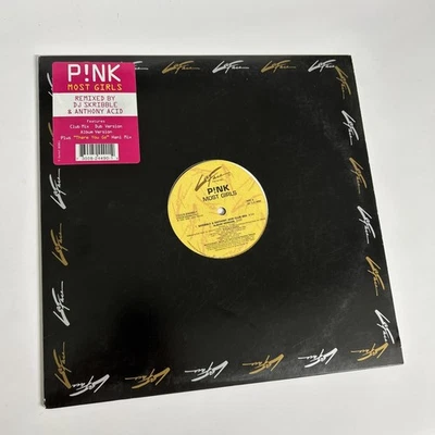 PINK - MOST GIRLS - THERE YOU GO - VINYL - LAFACE RECORDS - Image 1 of 4