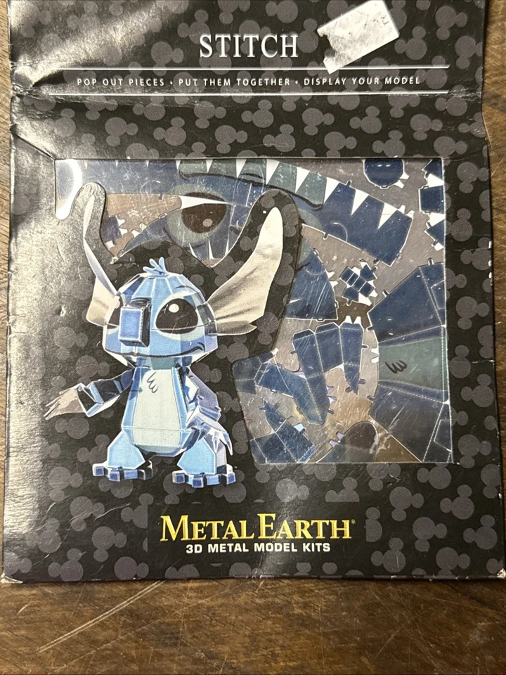 Disney 3D Model Kit - Metal Earth Fascinations - Stitch Stocking Stuffer Gift! - Image 1 of 4