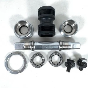 Shimano Vintage Cup-n-Cone Bottom Bracket 73/126.5mm CR-MO Spindle BSA 1.37x24T - Picture 1 of 6