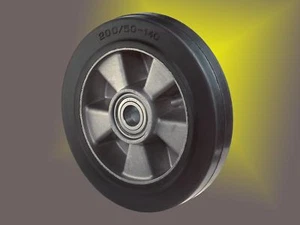 160mm Elastikrad für Gabelhubwagen Hubwagen KULA NEU - Bild 1 von 1
