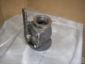 3" NPT Hale Stahl Kugelhahn mit Flansch 51123 - siehe Bilder - etwas Rost - Bild 1 von 10