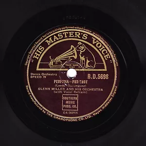 Klassiker 1941 Glenn Miller 78 Perfidia / The One I Love GB Hmv Bd 5698 V E - Bild 1 von 2
