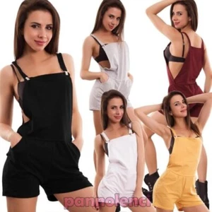 Women's overall jumpsuit shorts sexy new CR-1584 - Picture 1 of 6