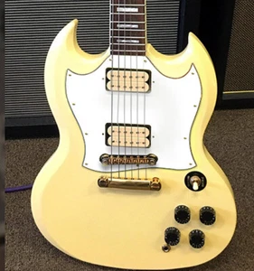 Golpeador de conversión de cara completa 2 pastillas para Epiphone SG Les Paul Custom G400 WBW - Imagen 1 de 6