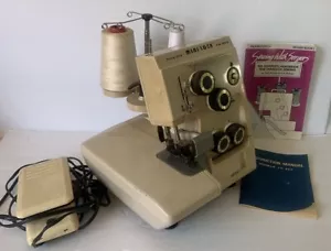 Serger Heavy Duty MINI LOCK FR-855 sewing stitching Machine WORKS - Picture 1 of 10
