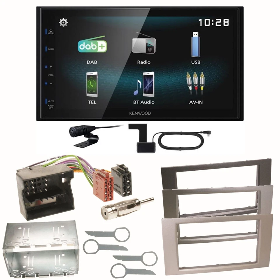 Kenwood DMX-125DAB Bluetooth DAB+ Einbauset für Ford Focus Fusion Galaxy S-Max - Bild 1 von 1