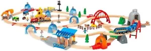 BRIO Smart Tech Sound Action Tunnel Deluxe Set 33977 91 Piece Wooden Train set - Picture 1 of 5