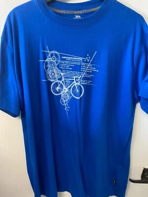 Camiseta básica cuello redondo Trespass Blue Bike para mujer XL Foto 1 de 4