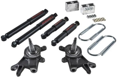 Kit completo de reducción Belltech con 2 amortiguadores ND para Nissan D21 1984-97 tracción trasera 440ND Foto 1 de 4