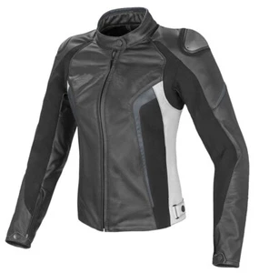 Women Biker Motorcycle Leather Jacket Ladies Racing Motorbike Leather Jacket - Picture 1 of 3