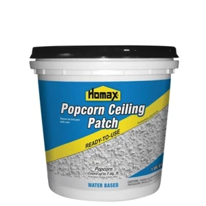 Homax Ready-to-Use Popcorn Ceiling Patch Texture - Covers up to 1 sq ft, White, - Picture 1 of 1