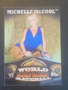 Michelle McCool 2010 WWE Topps World Championship Material Puzzle Back Card - Picture 1 of 2