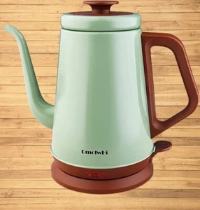 DmofwHi Gooseneck Green Stainless Steel Classic Pour Over Electric Coffee Kettle - Picture 1 of 1