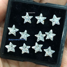White D Color Star Cut Moissanite Loose Stone 6.5MM VVS1 For Earrings Jewelry