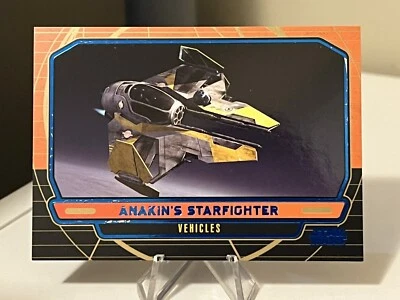2012 Topps Star Wars Galactic Files Blue #257 Anakins Starfighter SN 116/350 🔥 - Image 1 of 4
