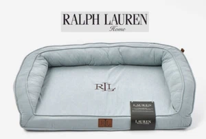 Ralph Lauren Deluxe Pet Bed 91x69cm LARGE-XL Dog Sofa Soft Corduroy Home £229 - Picture 1 of 13