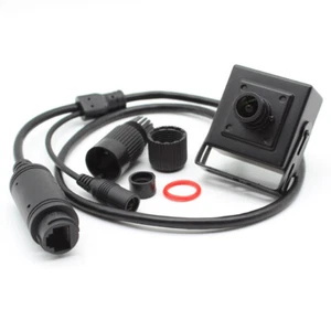 4MP Full HD POE IP Camera Audio CCTV Network ONVIF H.265 Mini Box + 3.6mm lens - Picture 1 of 5