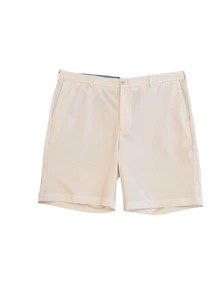 Peter Millar pantaloncino uomo 38 performance golf casual piatto davanti elasticizzato bianco - Foto 1 di 6