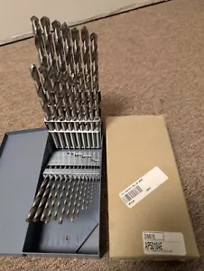NEW Taper Length Drill Bit Set 1/16" - 1/2" by 64ths Bright Finish HS 29 Piece - Picture 1 of 7