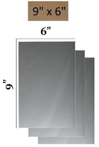 Flexible Mirror Sheets 6" X 9" Non Glass Cutable Craft Plastic 3 Sheets - Picture 1 of 5