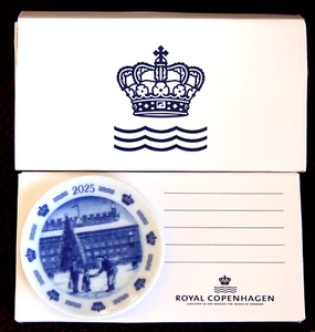 ROYAL COPENHAGEN PLAQUETTE PIATTO PIATTINO NATALE 2025 NUOVO CON BOX - Imagen 1 de 1
