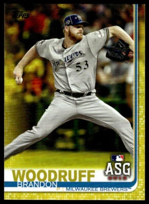 2019 Topps Update Brandon Woodruff #US141 All-Star Walgreens Yellow Brewers - Image 1 of 2