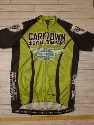 CAMISA DE CICLISMO FUNKIER talla L bicicleta grande negro verde Foto 1 de 4