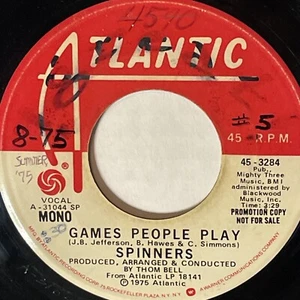 Spinners Games People Play Promo 45 Rpm - Play Tested Excellent Mono Stereo - Bild 1 von 5