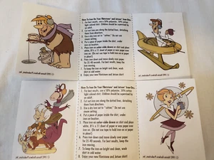 Vintage Flintstones Jetsons Bügelbild Aufkleber 1992 Hanna Barbera - Bild 1 von 7