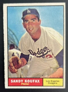 1961 Topps - #344 Sandy Koufax - Picture 1 of 2
