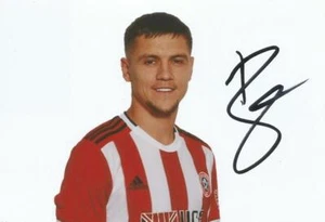 SHEFFIELD UNITED: MUHAMED BESIC SIGNED 6x4 2019/2020 PORTRAIT PHOTO+COA - Picture 1 of 1