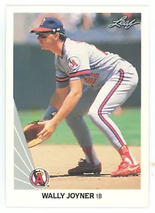 Juego de equipo de béisbol de los California Angels 1990 Leaf - Imagen 1 de 1