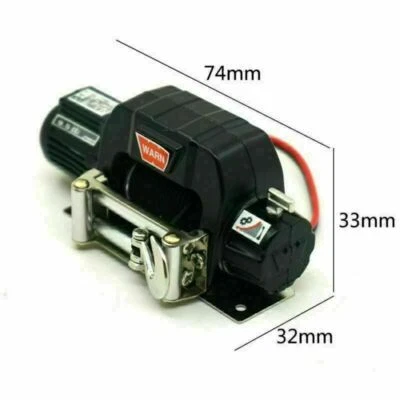 1:10 Seilwinde Winch für Traxxas TRX-4 Axial SCX10 D90 D110 TF2 TRX4 KM2 RC Auto - Bild 1 von 4