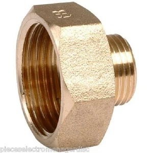 Reduzierstück F-Fitting 3/4" M 1/2" Messingfitting F 20/27 M 15/21 - Bild 1 von 1