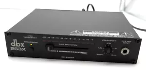 Dbx 263X Compressor De-Esser Half-Rack Single Slider Action Signal Processor - Picture 1 of 14