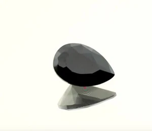 (5 x 3 mm - 12 x 8 mm) schwarze Zirkonia-Birnen mit AAA-Bewertung ** Video ansehen ** - Bild 1 von 1