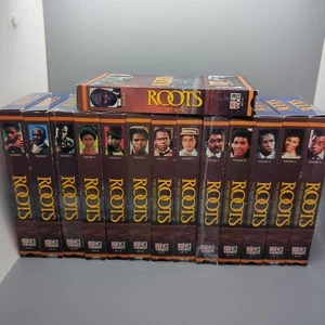 Alex Haley's Roots VHS VCR Movie Series Tapes Complete 14 Volume Set Time Life V - Picture 1 of 4