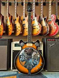Eastwood Delta 6 Electric Resonator 2017 - Sunburst - Foto 1 di 13