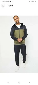 STUDIO BLACK/GREEN TRACKSUIT SIZE S - Picture 1 of 4